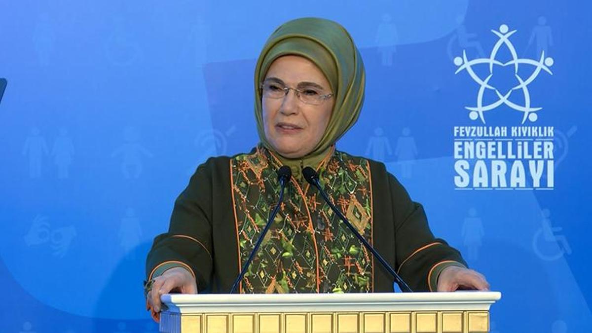 Emine Erdoğan: Eğitim sistemine kayıtlı engelli çocuk sayısı 9 kat artarak 472 bine yükseldi