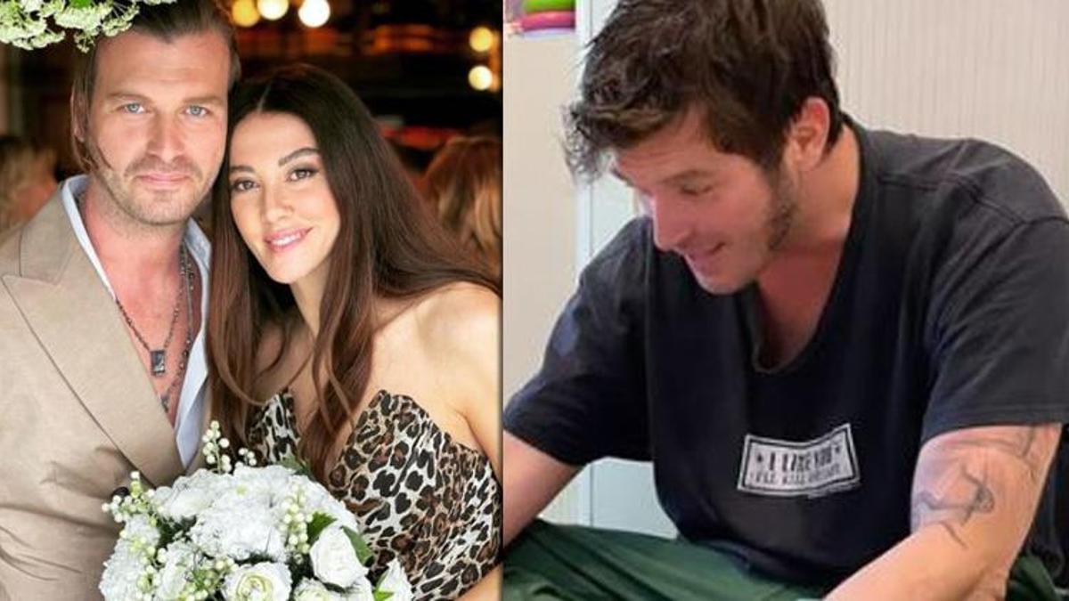 Başak Dizer, Kıvanç Tatlıtuğ'un Kurt Efe ile oynadığı anları paylaştı