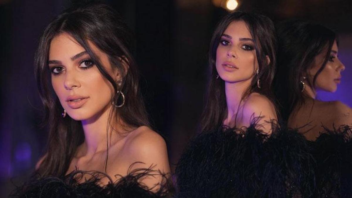 Deren Talu mini elbisesiyle sosyal medyayı salladı! 'Dünya standartlarında bir güzelliğin var'