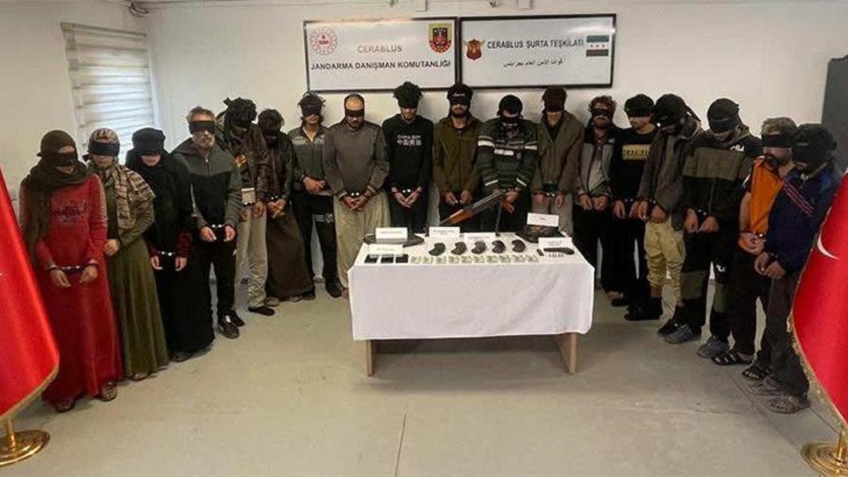 Cerablus ve El Bab bölgesinde 18 terörist yakalandı