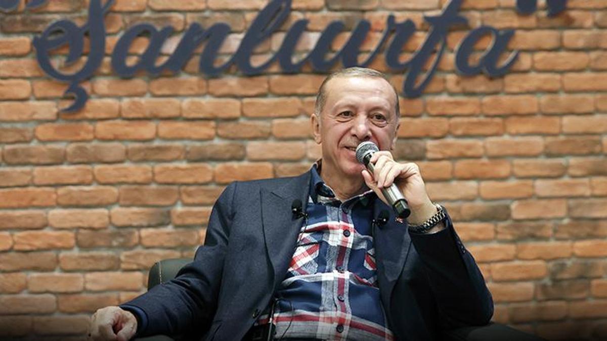 Cumhurbaşkanı Erdoğan, Şanlıurfa'da gençlerle bir araya geldi
