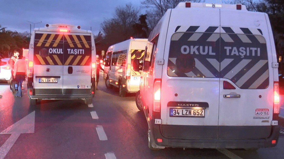 Bakırköy'de kurallara uymayan servis şoförlerine ceza