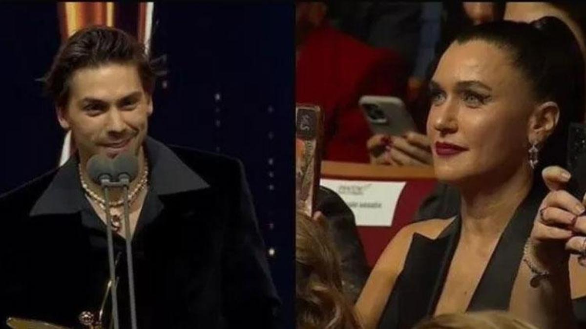 Şevval Sam'ın oğluna bakışı olay oldu!