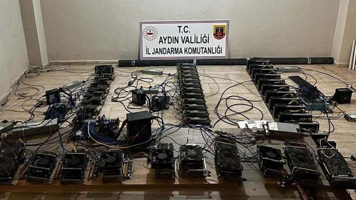 Kaçak cihazlarla kripto para üretirken yakalandı