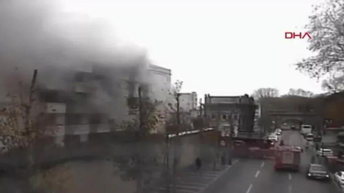 Çırağan Sarayı'nda yangın çıktı