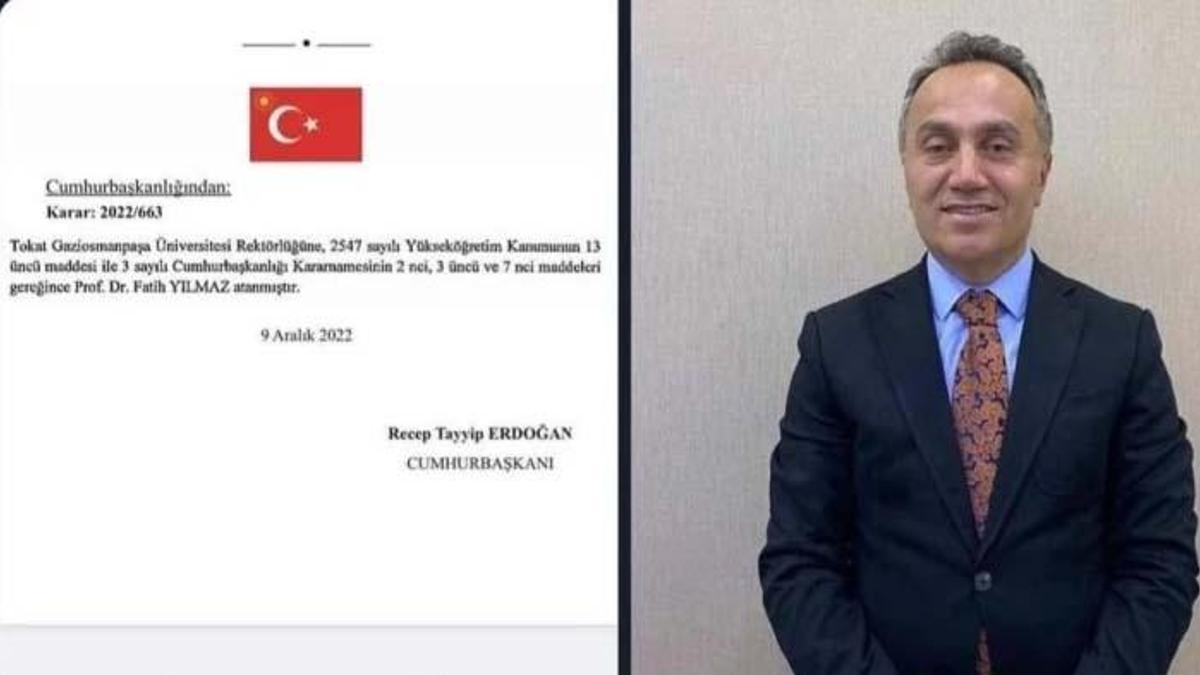 Fatih Yılmaz kimdir, nereli, kaç yaşında? Tokat Gaziosmanpaşa Üniversitesi yeni rektörü Prof. Dr. Fatih Yılmaz’ın biyografisi!