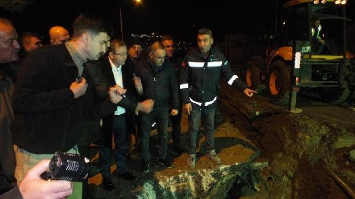 Yozgat'ta iş makinesi doğalgaz borusunu deldi, kentin gazı kesildi