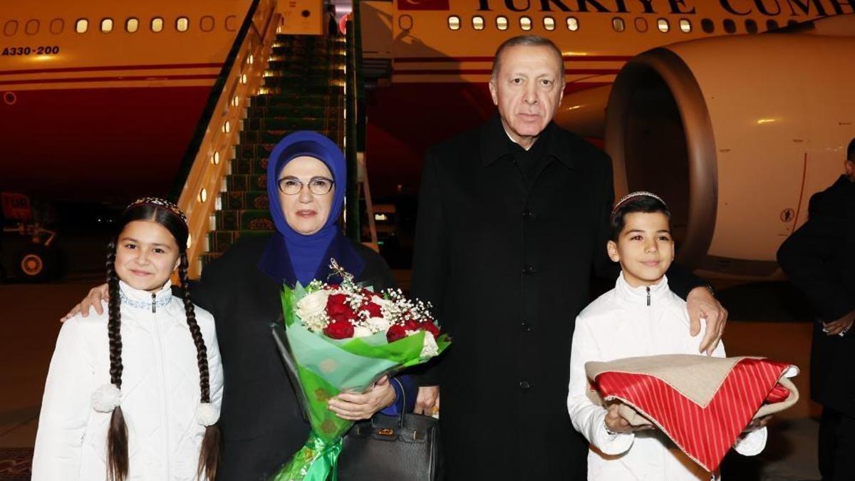 Cumhurbaşkanı Erdoğan, Türkmenistan’da