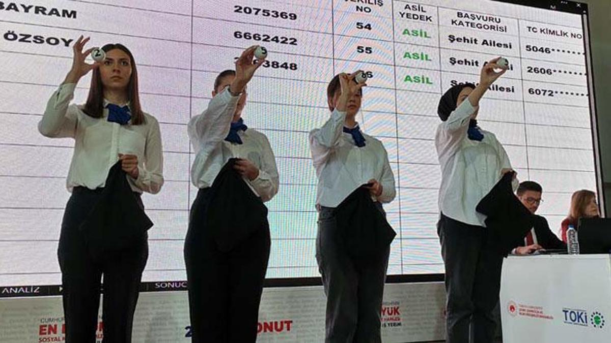 İlk Evim, İlk İş Yerim projesinde 1611 konutun kurası Ordu'da çekildi