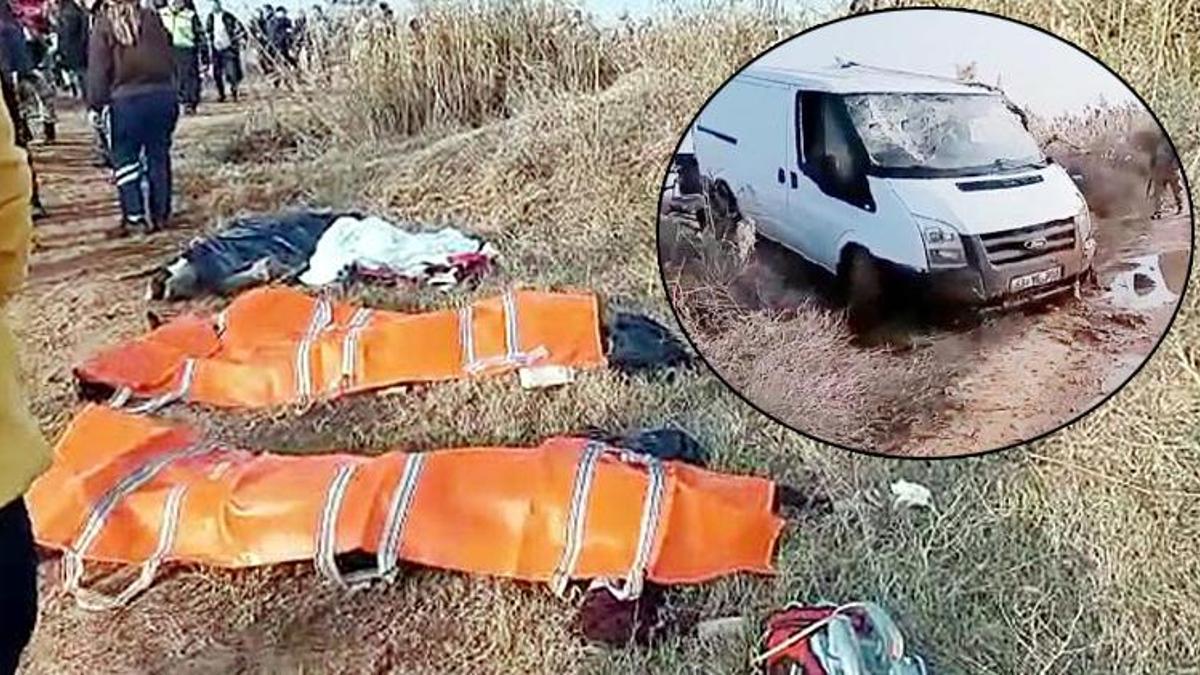 Şanlıurfa'da feci kaza! Minibüs sulama kanalına düştü: 9 ölü