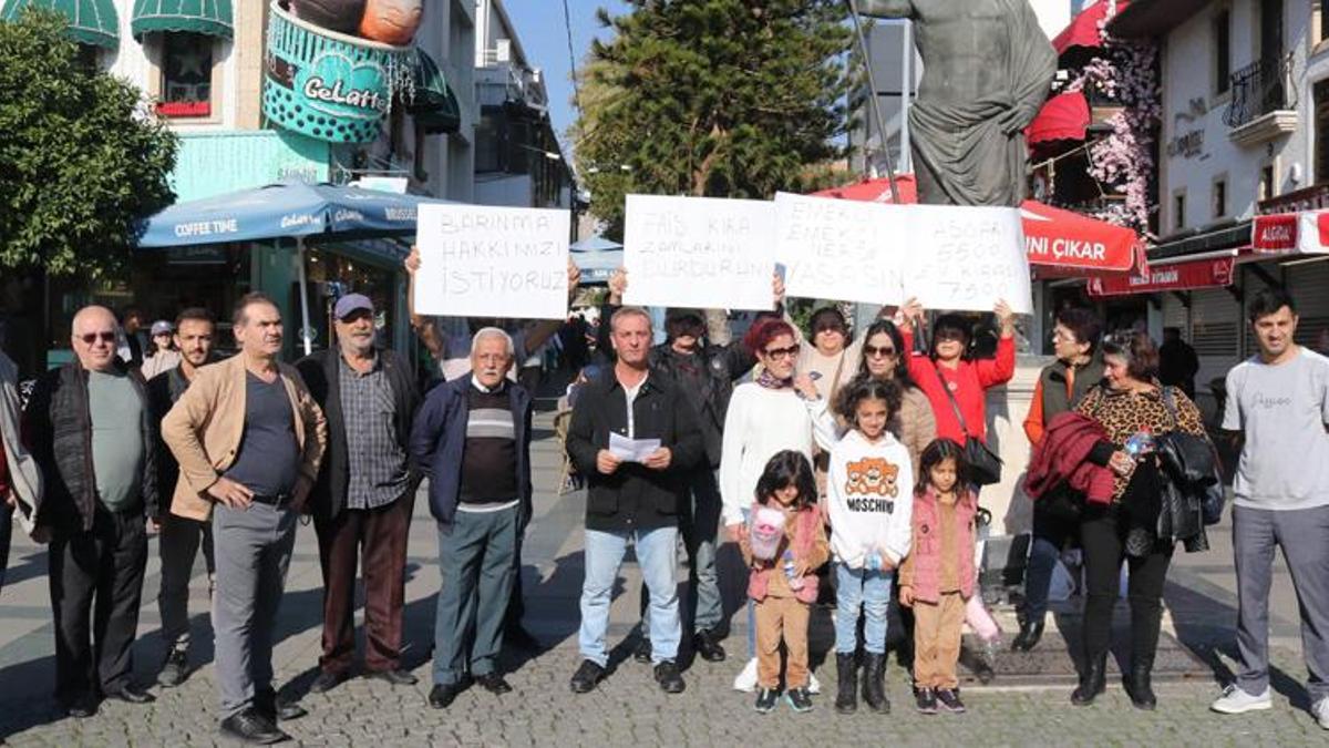 Yüksek kira bedellerine vatandaşlar isyan etti