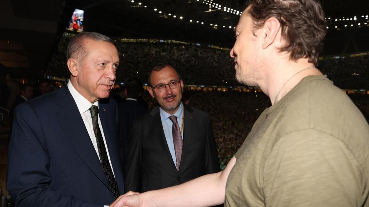 Cumhurbaşkanı Erdoğan, Elon Musk ile bir araya geldi