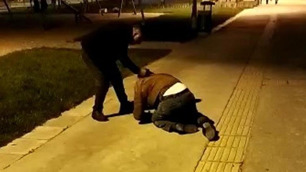 Arnavutköy'de taciz iddiasına parkta dayak