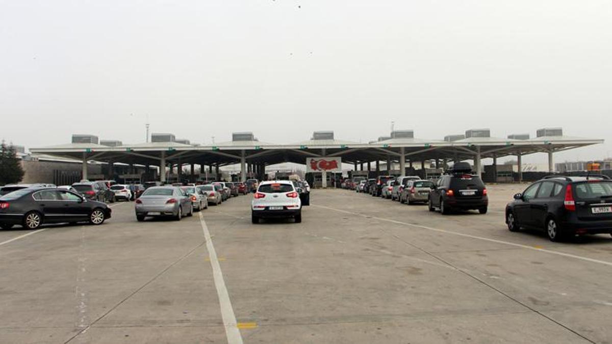 Kapıkule'de yılbaşı alışverişi yoğunluğu