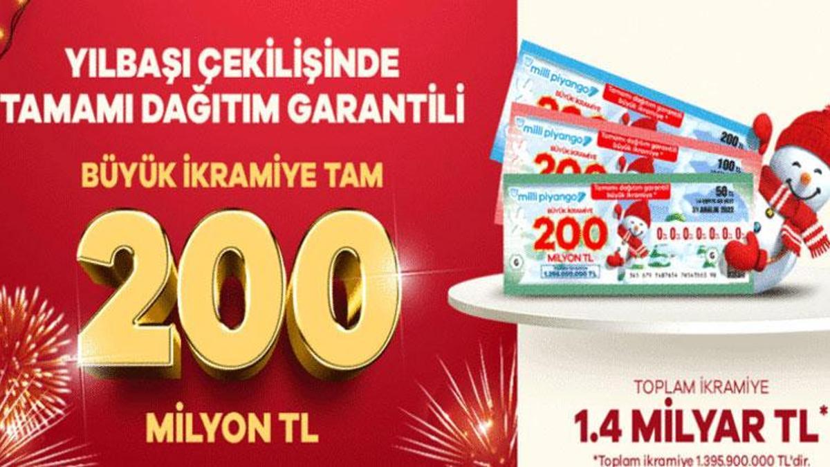 Milli Piyango amorti numaraları belli oldu
