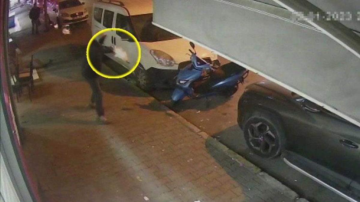 Gaziosmanpaşa'da dehşet anları kamerada: Husumetlisini sokak ortasında vurdu
