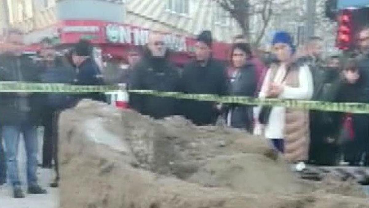 Büyükçekmece’de inşaat kazısı sırasında lahit bulundu