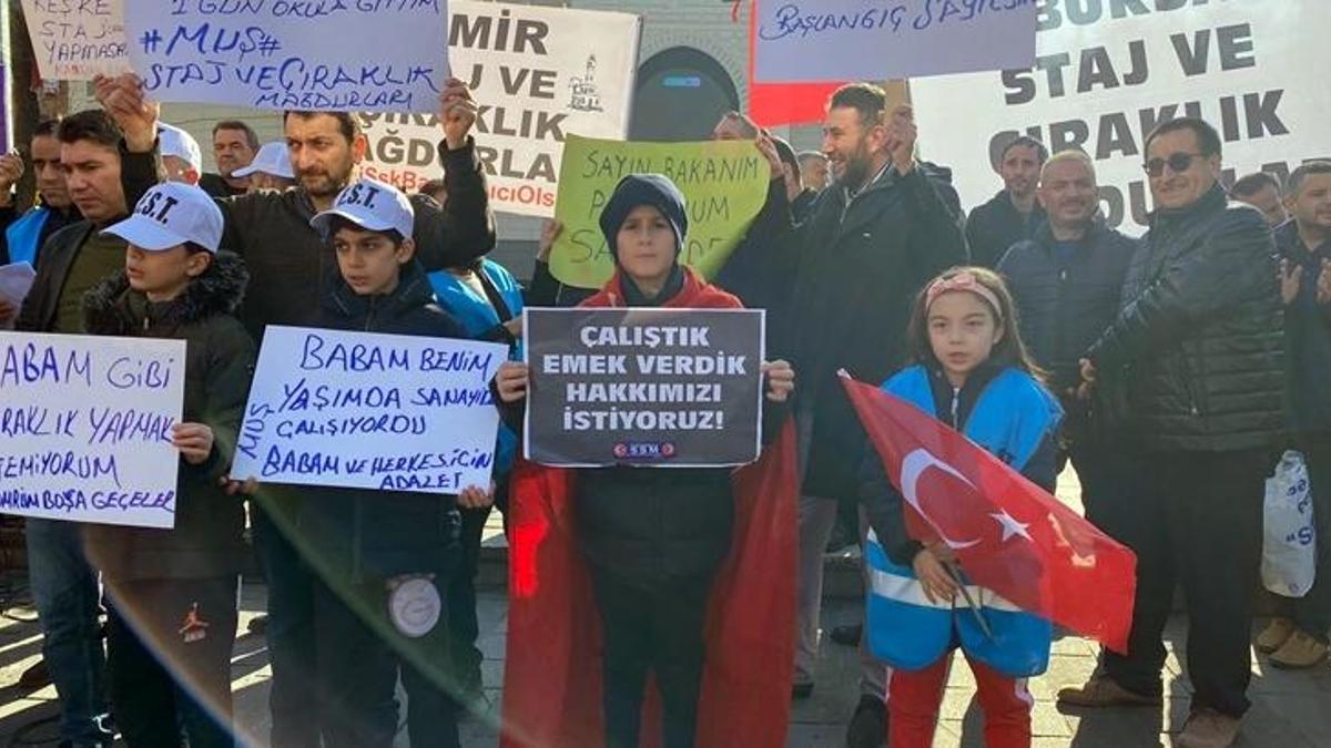 Staj ve çıraklık mağdurlarından talep: Başlangıç tarihlerinin sigortaya sayılmasını istiyoruz