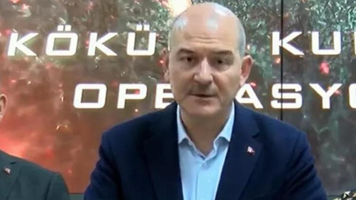 Bakan Soylu sabah saatlerinde canlı yayında açıkladı: 120 kişi gözaltında!