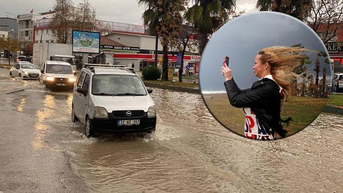Antalya'da yağmur ve fırtına, hayatı durma noktasına getirdi!
