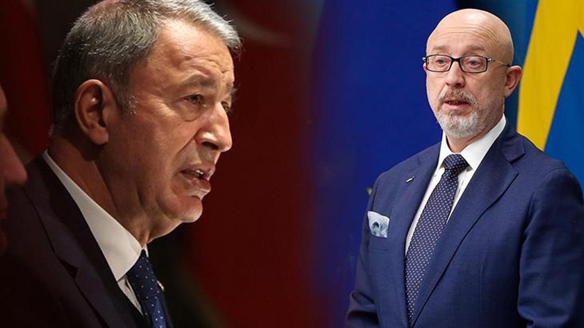 Bakan Akar, Ukraynalı mevkidaşı Reznikov ile görüştü