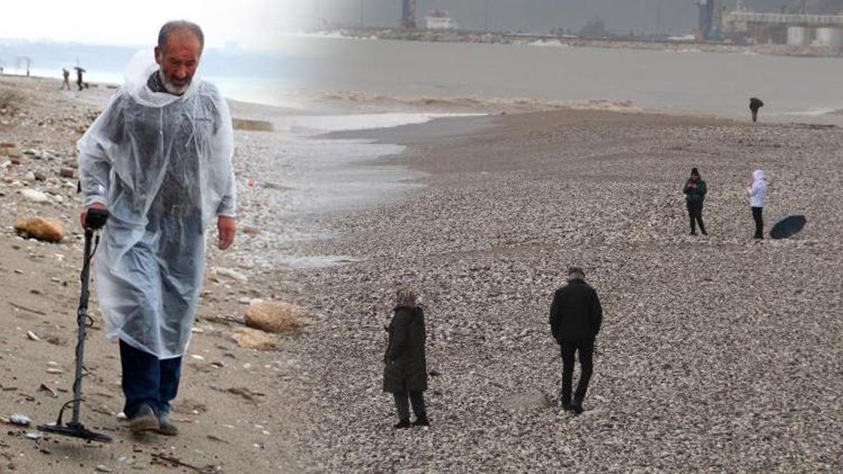 Yer: Antalya... Sahilden 'altın ve gümüş çıkıyor', defineciler akın etti