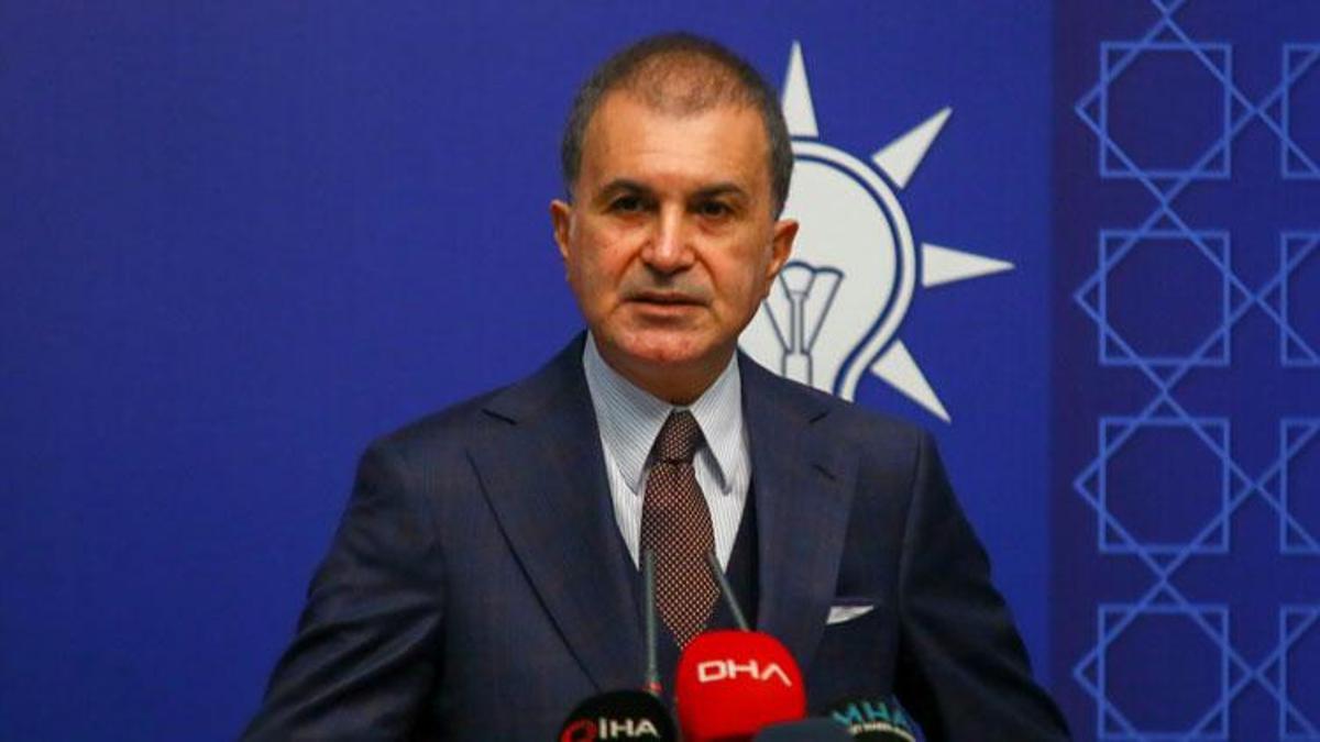AK Parti Sözcüsü Ömer Çelik'ten İsveç'teki skandal PKK gösterisine tepki