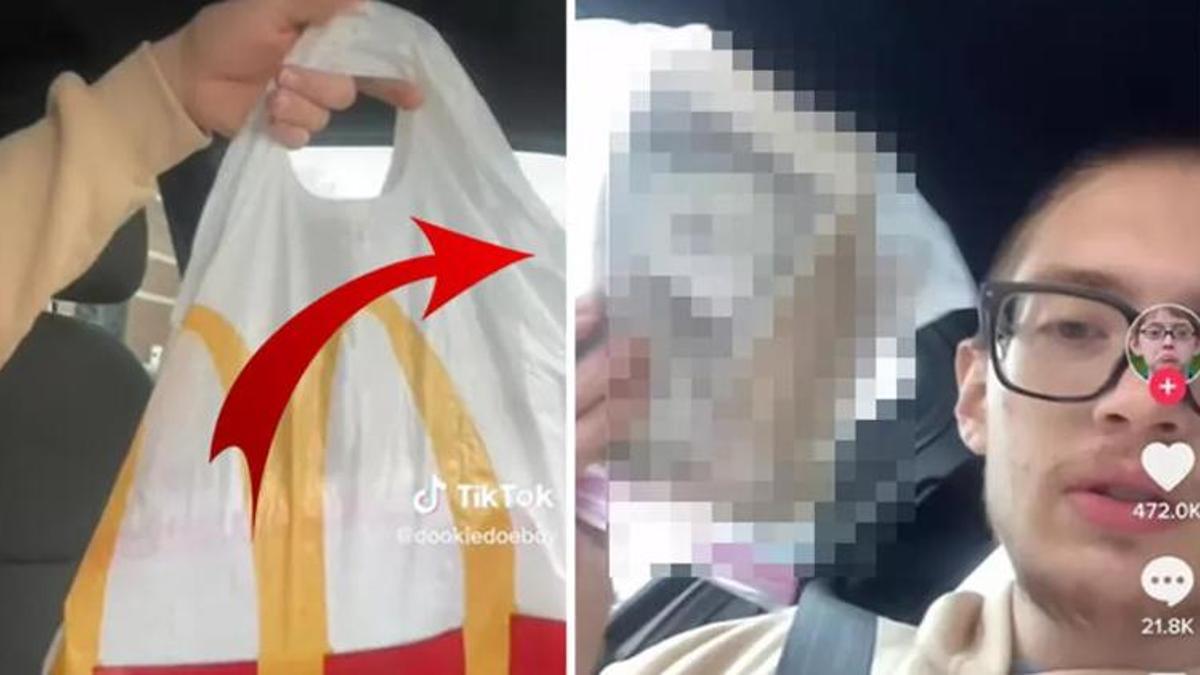 Hamburger aldı, içinden çıkanı görünce hayatının şokunu yaşadı