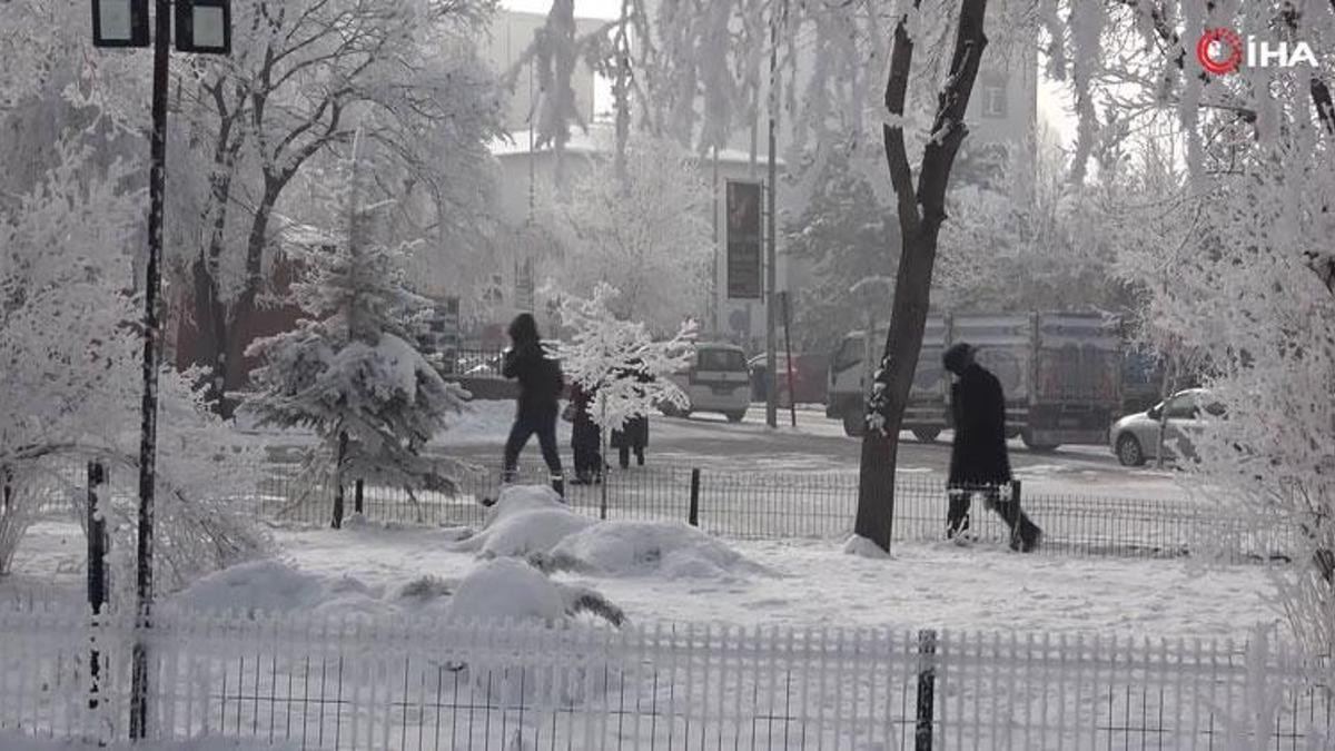 Göle, eksi 28 dereceyle Türkiye'nin en soğuk yerleşim yeri oldu