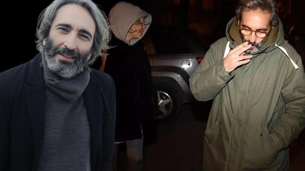 Ayrı ayrı yürüdüler! Fırat Tanış'ın sevgilisi yüzünü sakladı