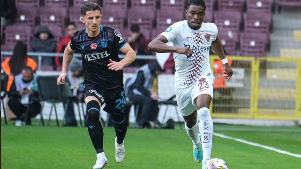 Hatayspor geriden geldi Trabzonspor'u devirdi: 2-1