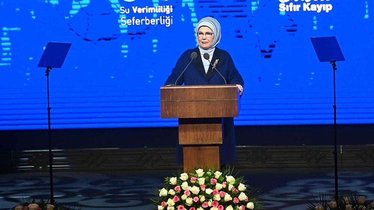 Emine Erdoğan: 'Su vatandır' inancıyla geleceğimize sahip çıkalım