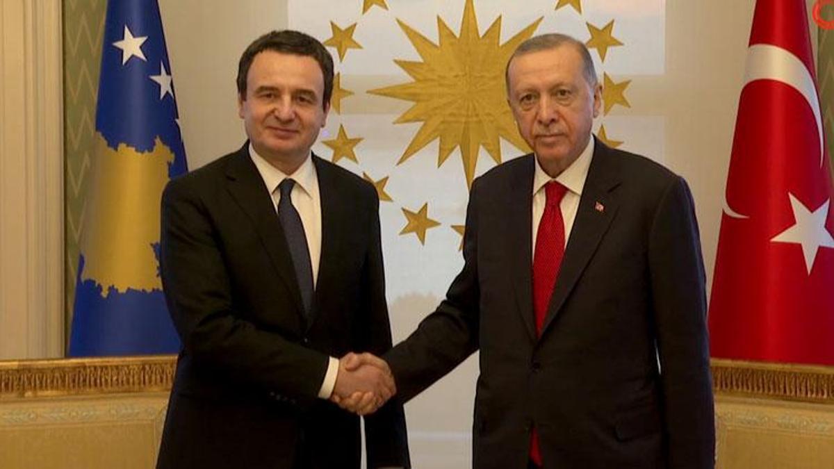 Cumhurbaşkanı Erdoğan, Kosova Başbakanı Kurti’yi kabul etti