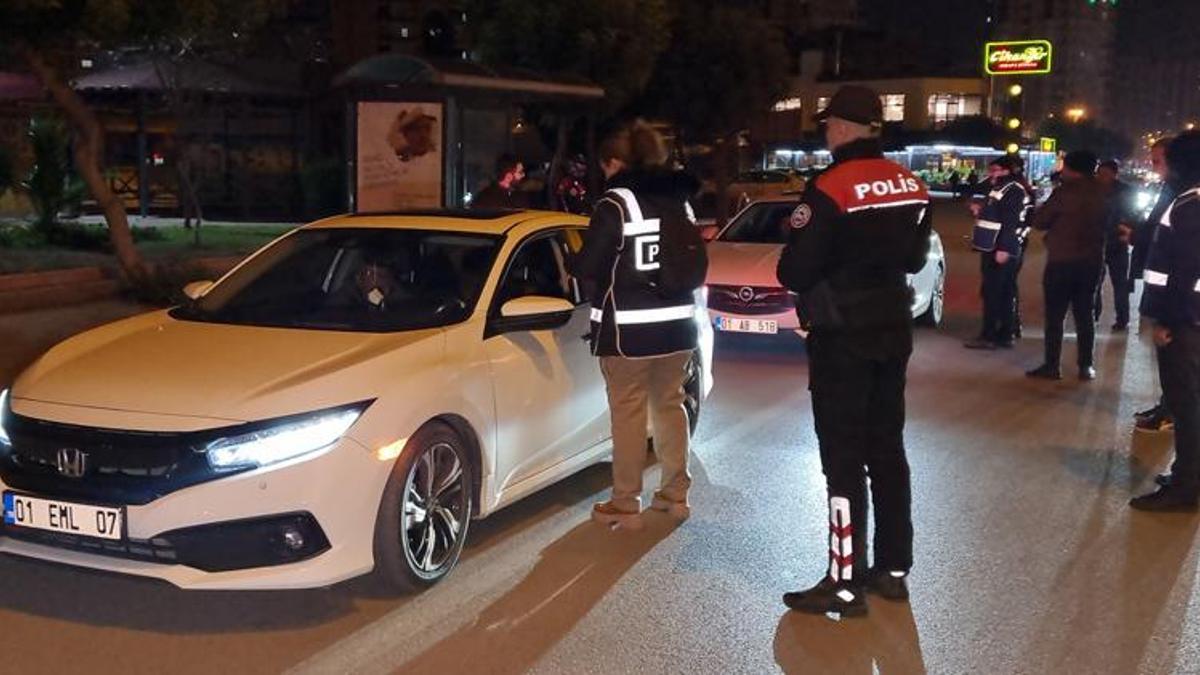 Adana’da 2 bin polisle dron destekli asayiş uygulaması: 61 şüpheli yakalandı