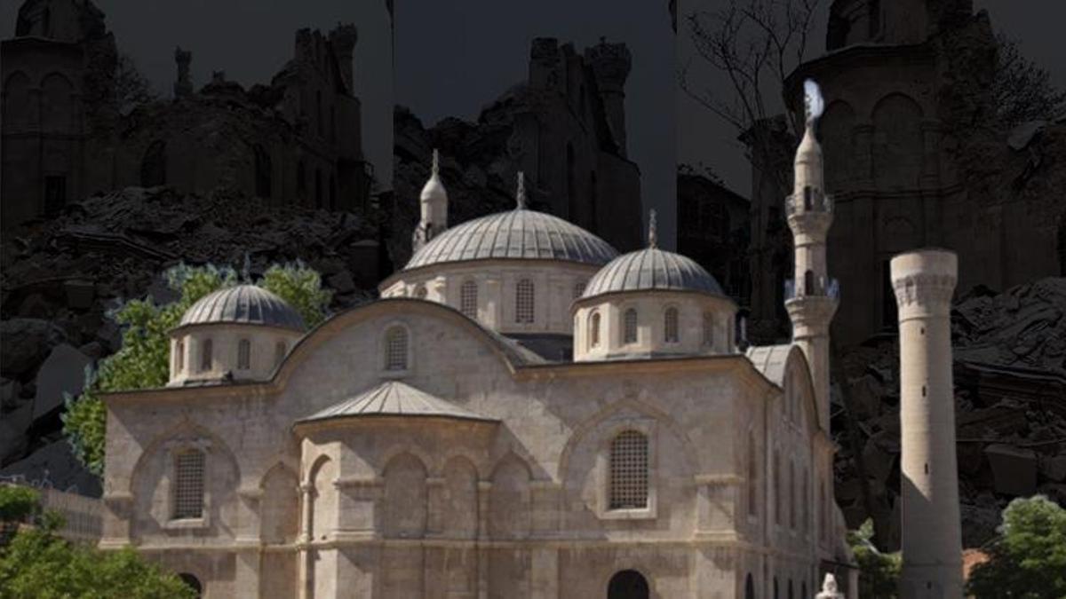 Malatya'da tarihi cami yıkıldı! 1964’teki depremde yeniden yapılmıştı