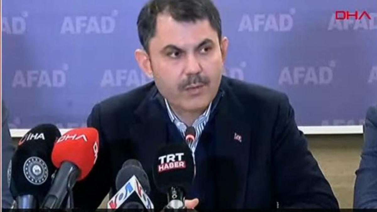 Bakan Kurum: Deprem doğrudan 13,5 milyon vatandaşımızı etkiledi