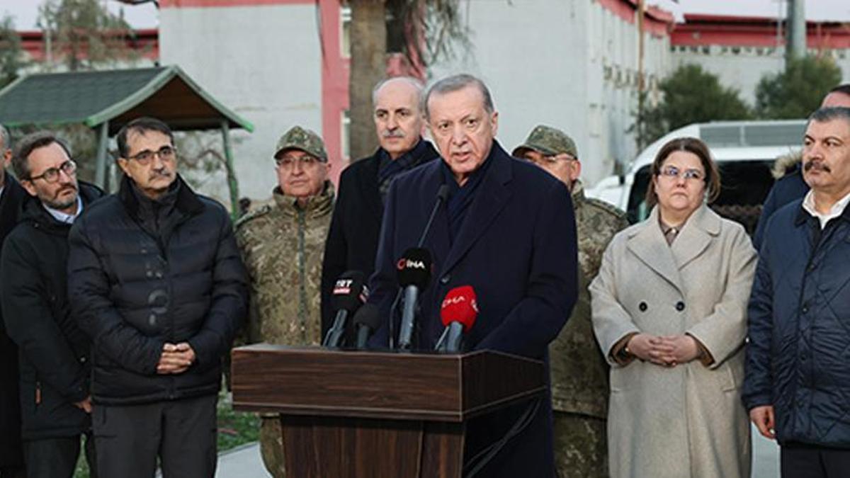 Cumhurbaşkanı Erdoğan, Hatay'da son durumu açıkladı