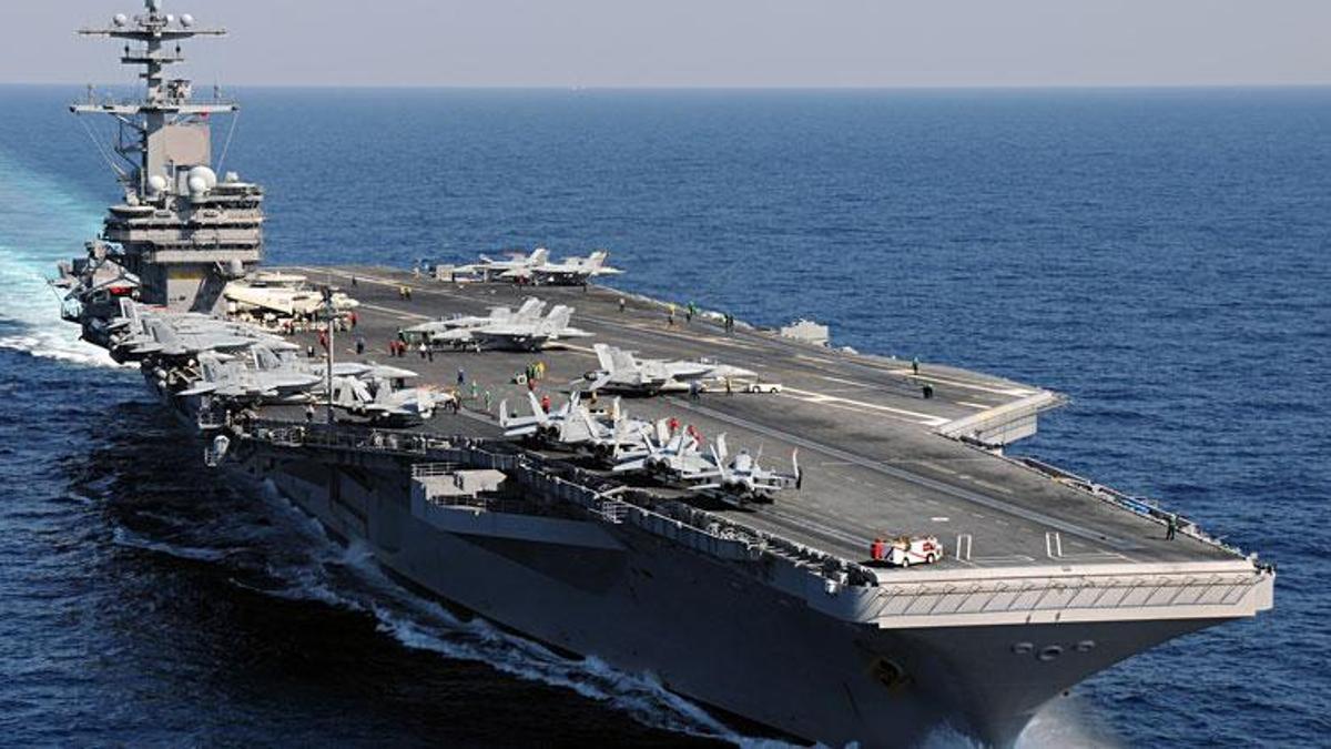 ABD Donanması'na bağlı USS George HW Bush uçak gemisi Türkiye’ye doğru yola çıktı