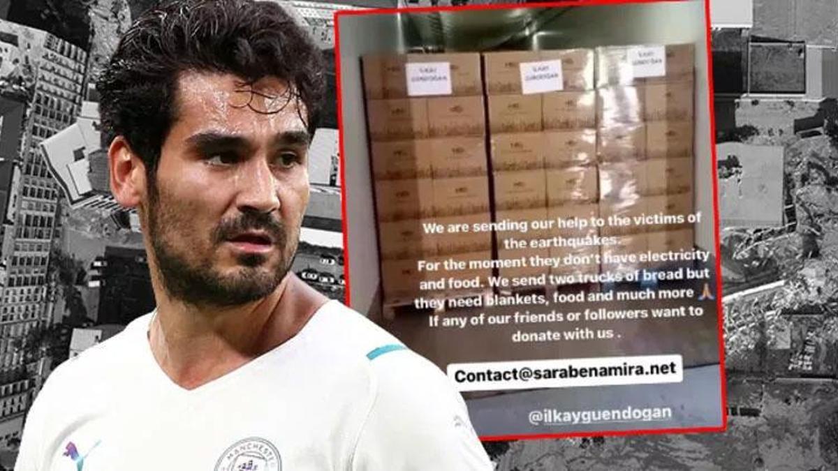 İlkay Gündoğan'dan depremzedeler iki tır dolusu ekmek