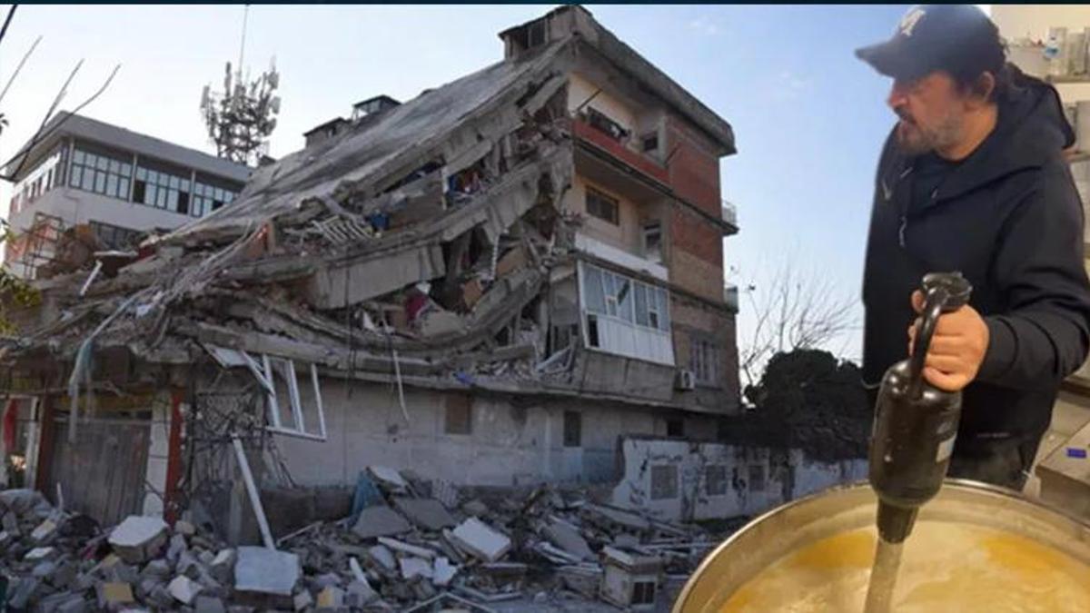 Deprem bölgesinde yemek yapan Mehmet Şef o yoruma tepki gösterdi!