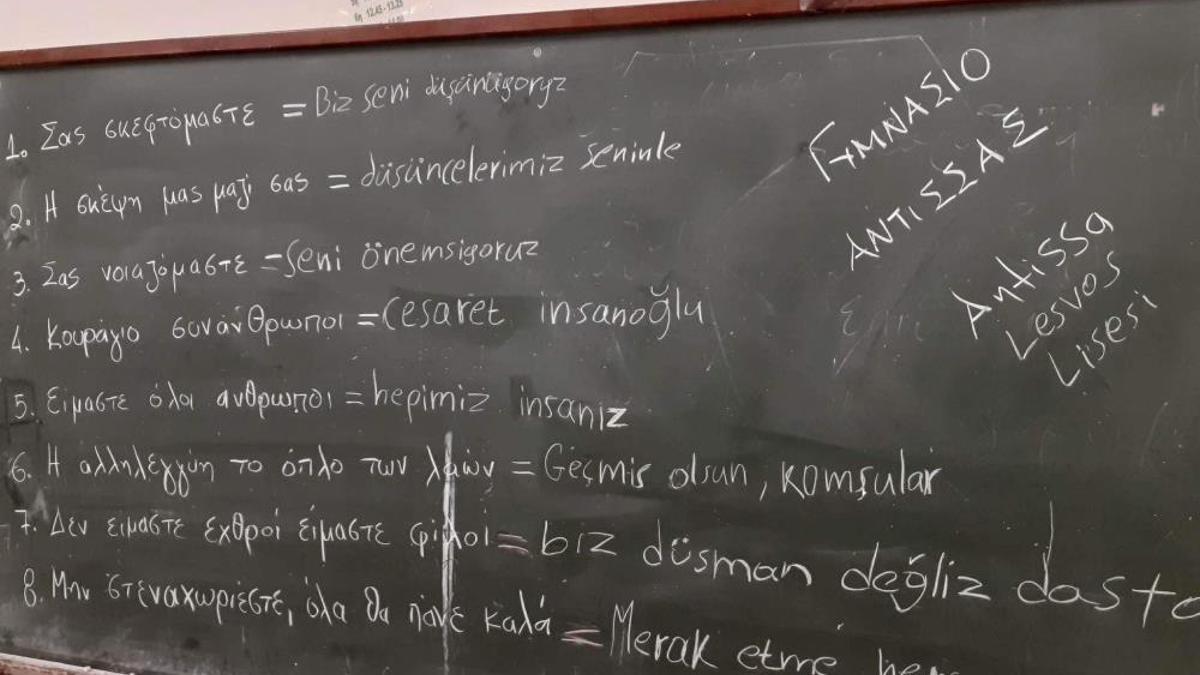 Yunan lise öğrencilerinden Türkiye’ye duygu dolu mesajlar: Geçmiş olsun komşular