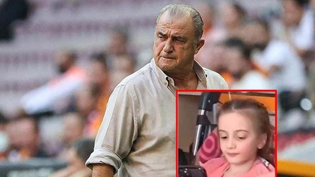 Fatih Terim ile 8 yaşındaki Bensu arasında 'imzalı forma ve maça götürme' görüşmesi