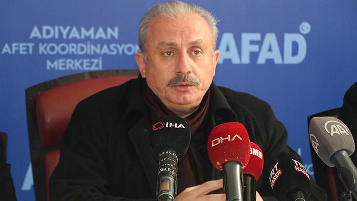 Meclis Başkanı Şentop: 200 yıllık büyük depremin yıkıcı tesiriyle karşı karşıyayız
