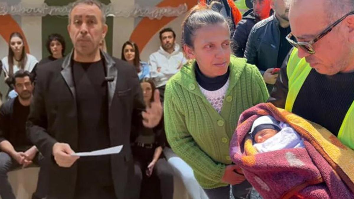 Haluk Levent enkazdan çıkarılan 10 günlük bebeğe isim verdi