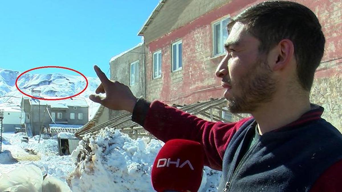 Dağ ikiye ayrıldı! 11 ili yıkan deprem sonrası görüntülendi