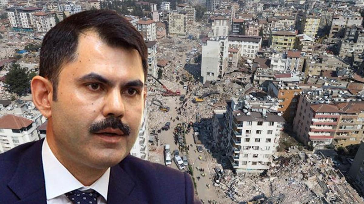 Hasarlı binalardan eşya çıkarmayın! Bakan Kurum'dan deprem bölgesinde uyarı