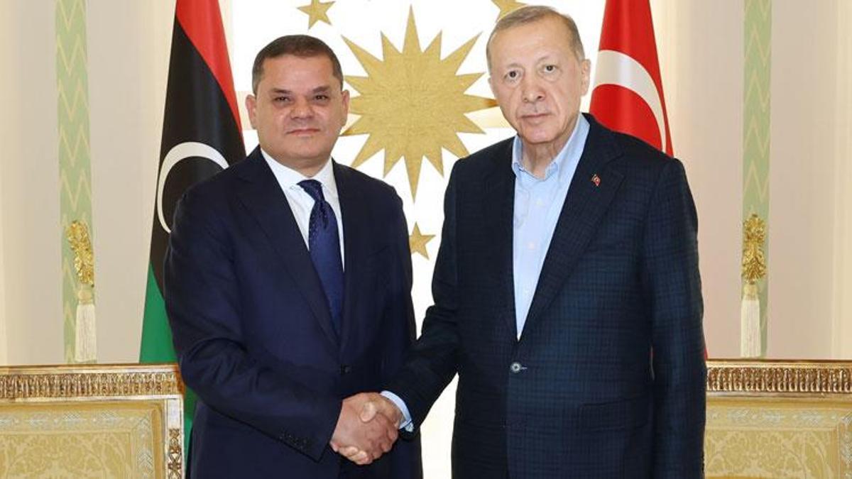 Cumhurbaşkanı Erdoğan, Libya Başbakanı Dibeybe'yi kabul etti