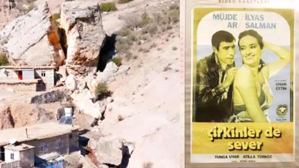 O filmdeki dev kaya ikiye bölündü!