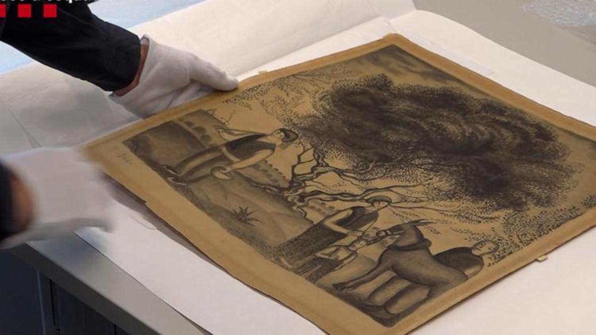 Salvador Dali’nin çalınan iki tablosu ele geçirildi