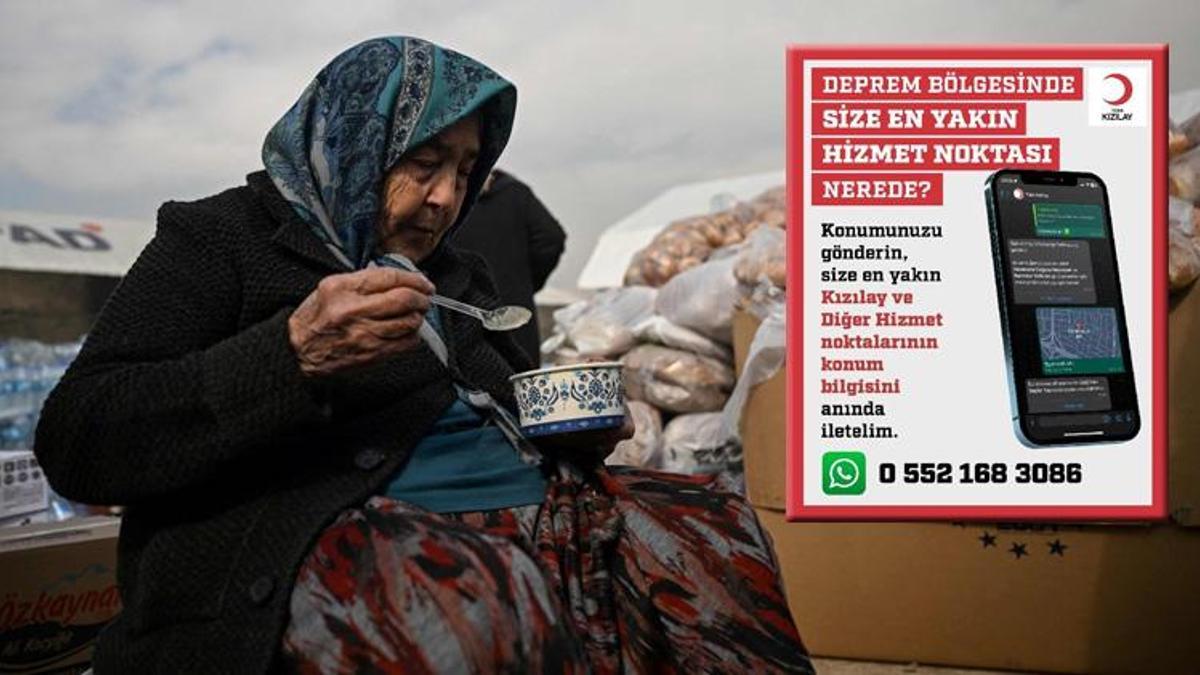 ‘Deprem bölgesinde en yakın Kızılay hizmet noktası nerede’ uygulaması başladı